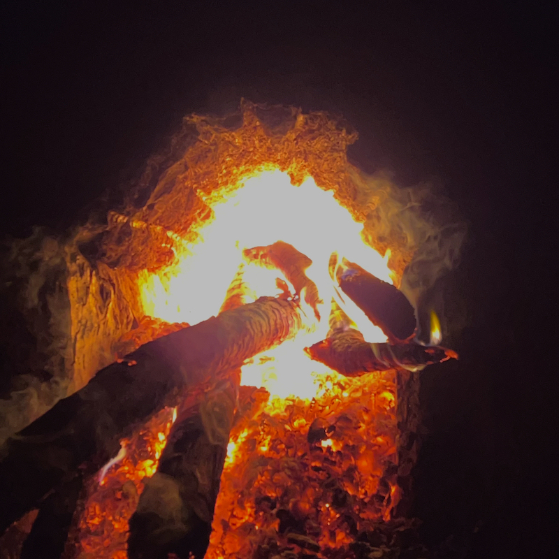 Earth kiln firebox