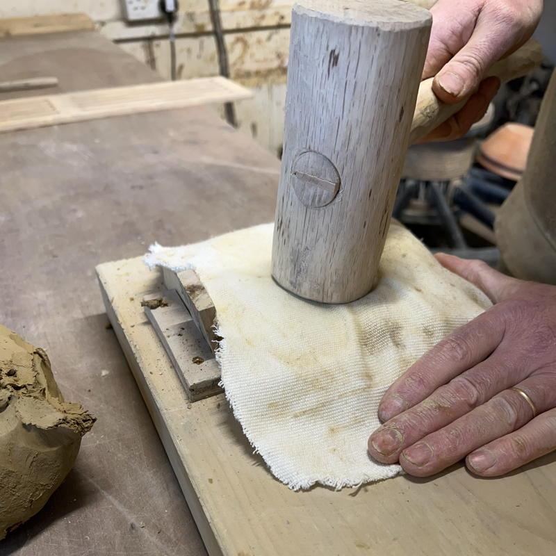 consolidating the clay