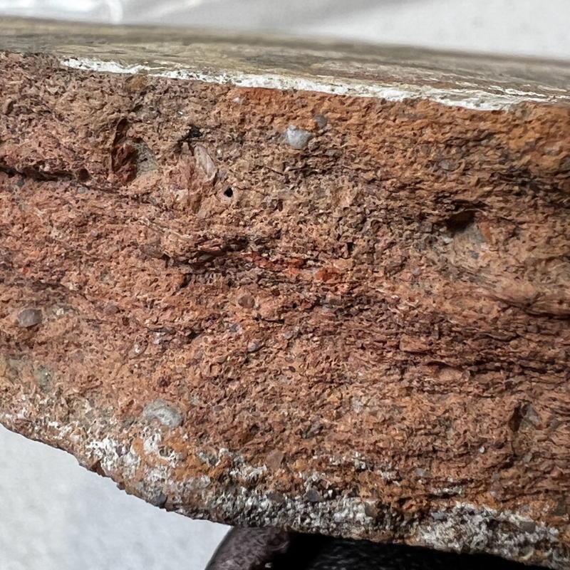 section through a medieval tile