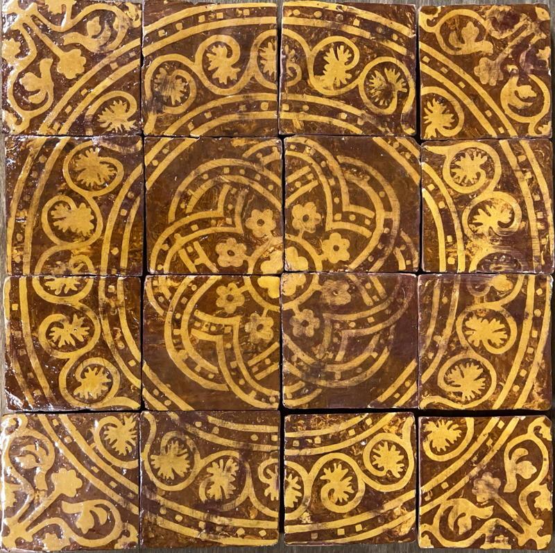 The flower planet 16 tile pattern